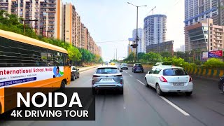 4K Drive in Noida  Indias Modern and Smart City 🇮🇳 [upl. by Mcmaster]