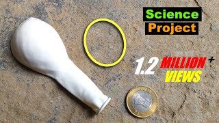 Easy science exhibition projects  Science projects working model  Dancing balloon [upl. by Nesaj]