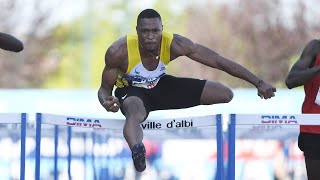 Albi 2020  Finale 110 m haies Wilhem Belocian en 1320 [upl. by Alden]