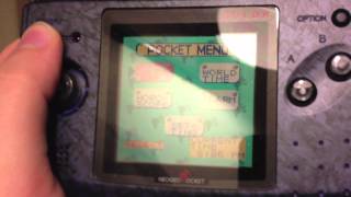 Neo Geo Pocket Color Start Up [upl. by Jory688]