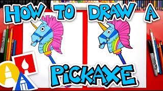 How To Draw Fortnite Rainbow Smash Pickaxe [upl. by Eelahc]