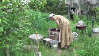 Oldfashioned laundry on a washboard [upl. by Justinian742]