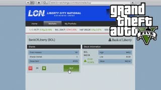 GTA 5  How To Buy amp Sell Stocks  Make Money FAST Stock Market Tutorial GTA V [upl. by Einej804]