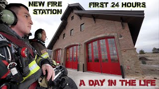 First 24 Hours in a New Fire Station  A Day in the Life [upl. by Euqimod]