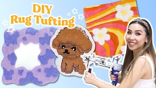 I Tried Making Custom Rugs  Tufting For Beginners [upl. by Randell972]