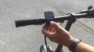 Ancheer Electric Bicycle how to turn onhow to foldlook  battery feat Eddie of Velofix [upl. by Yadroc313]