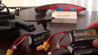 Parrot AR Drone 20 battery options [upl. by Jehias86]