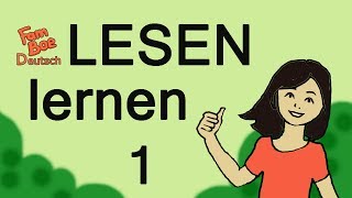 Deutsch lesen lernen für Kinder Teil 1 [upl. by Kyne]