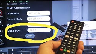 LG Smart TV How to Change DNS Server [upl. by Debbie528]