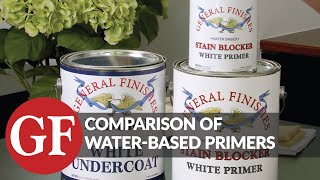 Comparison of WaterBased Primers from General Finishes [upl. by Nari]