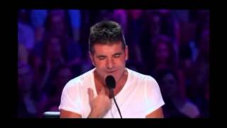 Simon Cowell sings on X FACTOR 2013 [upl. by Isidora]