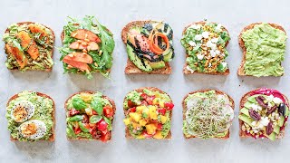 How to Make Avocado Toast 10 WAYS [upl. by Namyh215]