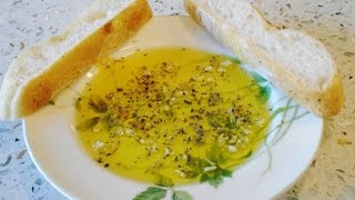 Make Olive Oil Bread Dipping Sauce  In Under a Minute [upl. by Nytsirt]