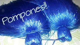 DIY Pompones de rafia [upl. by Atiuqihs]