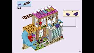 Lego Friends 41340  Friendship House  Building Instructions [upl. by Schiff349]