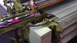 Bemberg  Silk  Viscose Weaving on Shuttle Loom with Electronic Letoff amp Take up [upl. by Sinnaoi]