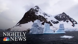 Massive Iceberg Breaks Off Antarctica  NBC Nightly News [upl. by Berriman]