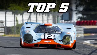 TOP 5  BEST PORSCHE RACECAR SOUNDS [upl. by Eugenio]