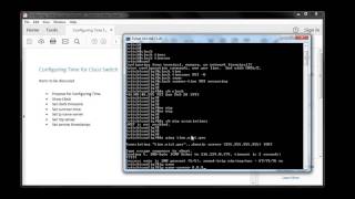 Configure Cisco Switch For NTP [upl. by Aitram988]