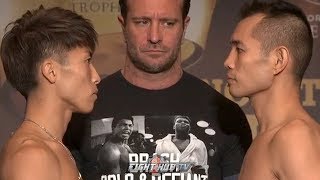 NAOYA INOUE VS NONITO DONAIRE  FULL WEIGH IN AND FACE OFF VIDEO [upl. by Phylis702]