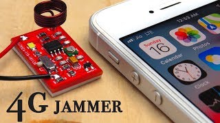 How to Make 4GLTE Cell Phone Signal Jammer [upl. by Devland]