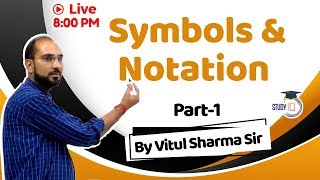 Symbols Notation  Part 1  Reasoning Class  By Vitul Sir  Study IQ [upl. by Yelats]