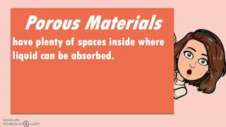 Science 5 Porous Materials [upl. by Eckmann112]