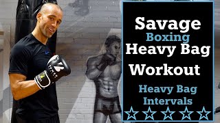 30 Minute Savage Boxing Heavy Bag Workout  Punching Bag Workout [upl. by Asum770]