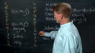 Latin Language Pronunciation  Visual Latin Curriculum [upl. by Mcnamee]