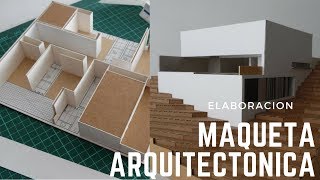 COMO SE HACE una MAQUETA de Arquitectura PARTE 1 [upl. by Nicoli]