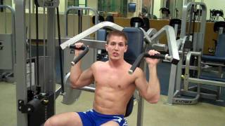 How To Overhead Press Cybex [upl. by Ennywg]