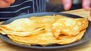 Naleśniki delikatne i chrupiące   Tasty Crepes Recipe Oddaszfartucha [upl. by Alenson680]