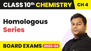 Class 10 Chemistry Chapter 4  Carbon and its Compounds  Homologous Series [upl. by Anaiek]