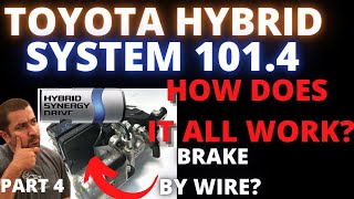 How Toyota Hybrid System Work Part 4 Hybrid Brakes [upl. by Drannek]