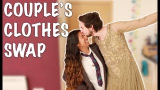 Couples Winter Clothes Swap Challenge [upl. by Jesher]