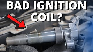 SYMPTOMS OF A BAD IGNITION COIL [upl. by Ellerahc682]