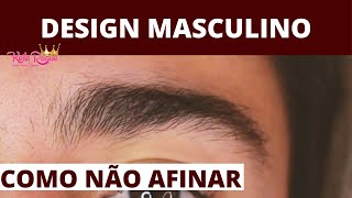 DESIGN MASCULINO FÁCIL  SOBRANCELHAS PERFEITA REPOST [upl. by Schiro]