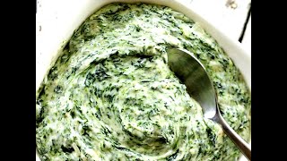 Easy Creamed Spinach Recipe [upl. by Aerol20]