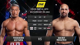 Yoshihiro Akiyama vs Sherif Mohamed  Full Fight Replay [upl. by Benisch]