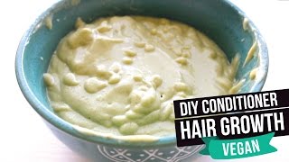 DIY Hair Growth Deep Conditioner w Fenugreek  VEGAN Recipe [upl. by Onfre]