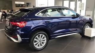 Audi Q3 Sportback Navarra Blue [upl. by Anilad]