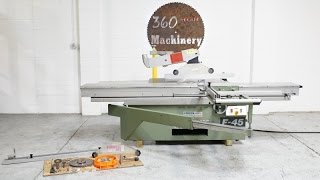 ALTENDORF F45 SLIDING TABLE SAW [upl. by Grazia]