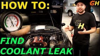 The RIGHT Way to Find A Coolant Leak [upl. by Kwon]