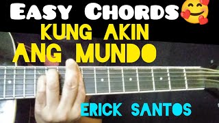 KUNG AKIN ANG MUNDO GUITAR TUTORIAL ERICKSANTOS GLENDUNWELL [upl. by Ttoile]