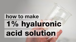 How to Make a DIY 1 Hyaluronic Acid Solution  Humblebee amp Me [upl. by Mapel]