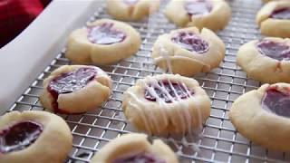 Almond Raspberry Shortbread Cookies [upl. by Acebber]