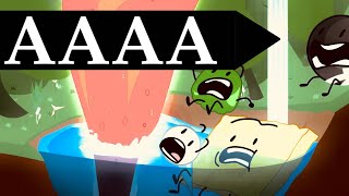 BFB 14 but every time the BFDI Scream plays it gets Faster FIRST BFB VIDEO [upl. by Livesay]