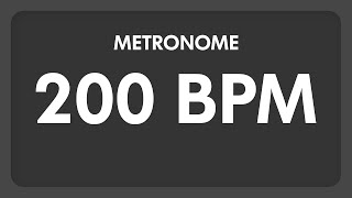 200 BPM  Metronome [upl. by Tania596]