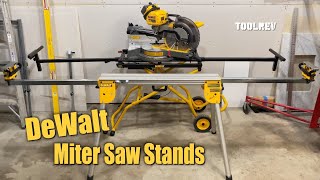 DeWalt Miter Saw Stand Review  MUST SEE Operating TIP [upl. by Cordier942]