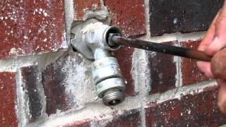 DIY How To Repair A Leaky Outdoor Faucet [upl. by Frazier]